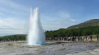 Islanda Geyser Circolo dOro Iceland Golden Circle [upl. by Nnyleitak247]