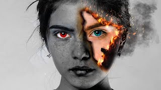 Fire Face Editing  Picsart Mobile Editing Ideas [upl. by Nosyaj]