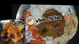 Stuffed 🥙 whole chicken 🍗Murgh musallam recipe viralvideo cooking asmr asmrvideo trending [upl. by Ladnyc]