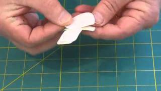 Tyvek Bird Kite  Step 3 Adhesive Dacron Preparation [upl. by Noraha]