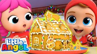 Baby Johns Christmas Gingerbread House Whos At The Door  Kids Cartoons and Nursery Rhymes [upl. by Peta]