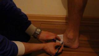 Navicular Drop Test [upl. by Ettenowtna]