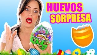 ABRIENDO HUEVOS CON SORPRESAS Huevos de Pascua  Easter Eggs PLAY  SandraCiresArt [upl. by Drud]