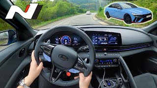 The New 2024 Hyundai Elantra N FACELIFT DCT POV Test Drive [upl. by Gnik914]