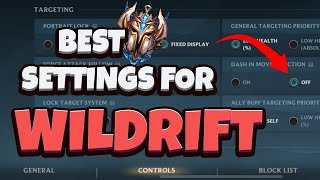 BEST SETTINGS FOR WILD RIFT WHAT I USE AS A RANK 1 PLAYER  Rank 1 WILDRIFT [upl. by Pelagias]