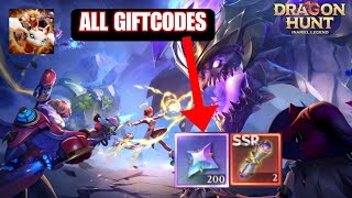 Inariel Legend Dragon Hunt Global amp All 4 Giftcodes  Free 4 Codes Inariel Legend Dragon Hunt Global [upl. by Aissert753]