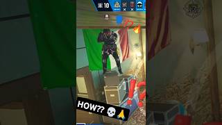 teaching you insane champ angles day 4 echo 2k clip in R6 siege rainbowsixsiege gaming clip [upl. by Tristis559]