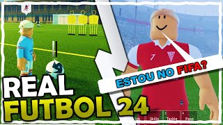 REAL FUTBOL 24 O MELHOR JOGO DE FUTEBOL DO ROBLOX [upl. by Hettie]