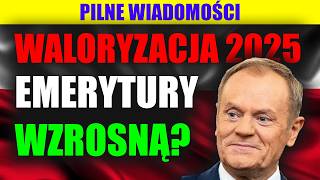 Szokujące zmiany w emeryturach Waloryzacja emerytur w 2025 [upl. by Athallia562]