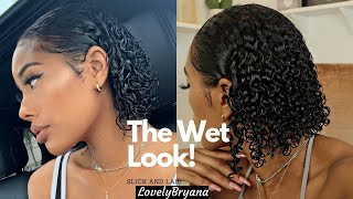 The Wet Look  Juicy Curls 3B3C Fine Hair  LovelyBryana [upl. by Shaffert542]