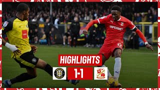 Extended Highlights Harrogate Town vs Swindon Town [upl. by Sacram]