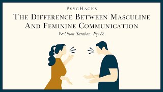 The difference between MASCULINE and FEMININE COMMUNICATION information versus experience [upl. by Auqcinahs]