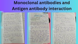 Monoclonal Antibodies and Antigen Antibody InteractionAggulination reaction [upl. by Rehtaef]