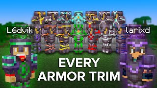 Collecting EVERY Armor Trim in Minecraft [upl. by Limaa]