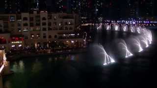 The Dubai Fountain  Wasserspiele Burj Khalifa [upl. by Atiuqer]