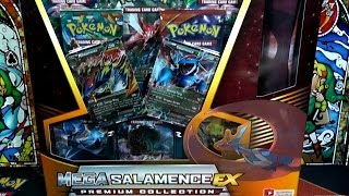 MEGA SALAMENCE EX PREMIUM COLLECTION Cartas Pokémon 2016 [upl. by Aneeuqal]