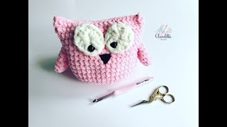 EINFACHE Eule häkeln  Kuscheltier häkeln  Amigurumi häkeln für Anfänger [upl. by Argela]