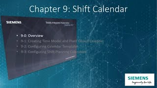 WinCC Unified V17  33 Overview of Unified Shift Calendar WinCCGURU [upl. by Trepur912]