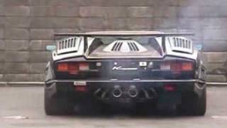 Lamborghini Countach with Kreissieg exhaust [upl. by Dorelle803]