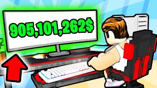 Becoming THE BIGGEST STREAMER EVER  Roblox Streaming Simulator [upl. by Nyl]