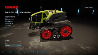 Fs22 Claas axion 930 prototype terratrac [upl. by Iot428]