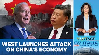 West Attacking Chinas Economy on Multiple Fronts  Vantage with Palki Sharma [upl. by Oicelem321]