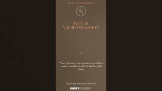 What is Vapor Pressure Diarasacademy [upl. by Asila]