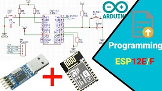 Programming ESP12EF  Detailed and tested Tutorial [upl. by Sweatt]