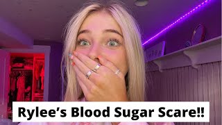 RYLEE HAS A BLOOD SUGAR SCARE TYPE 1 DIABETES [upl. by Budworth]