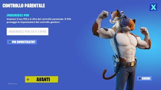 COME CACCIARE IL CONTROLLO PARENTALE DA FORTNITE [upl. by Galan]