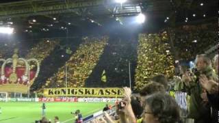 Borussia Dortmund vs Arsenal Choreo 11 BVB UEFA Champions League Fans Gooners schwatzgelbdevideo [upl. by Posehn]