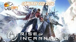 Rise of Incarnates Gameplay Bandai Namco GGD 2014 Las Vegas [upl. by Accemahs547]