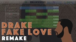 Making a Beat Drake  Fake Love Remake [upl. by Trilly]