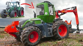 Wario statt Vario 😮 Fendt 700 wird zur XXL Forstmaschine [upl. by Dahraf987]