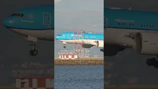 KLM Asia Boeing 777200ER Landing at San Francisco Airport [upl. by Attiuqaj]