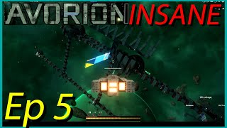 Ep5  Avorion 12 Insane  Station Wreck Discovered [upl. by Nosnevets]