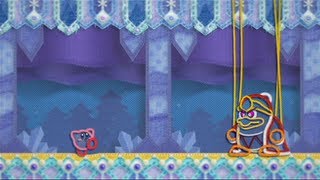 Kirbys Epic Yarn Playthrough Part 11  Snow Land [upl. by Annaeiluj]