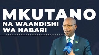 LIVE MSEMAJI MKUU WA SERIKALI MATINYI ANAZUNGUMZA NA VYOMBO VYA HABARI  DAR ES SALAAM [upl. by Dorise]