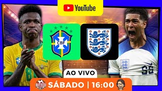 BRASIL X INGLATERRA  AO VIVO  AMISTOSO FIFA [upl. by Emrich830]