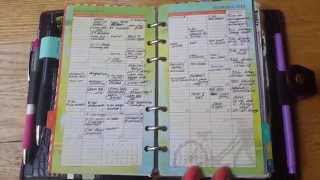 Filofax Plum Osterly review and personal size set up [upl. by Anipsed660]