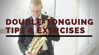 Saxophone DoubleTonguing Tips amp Exercises  James Barger Saxophone [upl. by Sybille142]