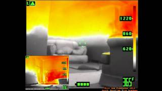 Kill the Flashover 2013 Fire Growth as seen from Thermal Imager [upl. by Adian]