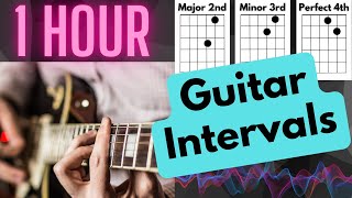 Ear Training for Guitarists  1 Hour of Intervals [upl. by Nodnart220]