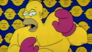 The Simpsons Homers Nightmare about Boxing [upl. by Kcirdehs]