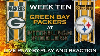 Packers vs Steelers Live Play by Play amp Reaction [upl. by Aronek]