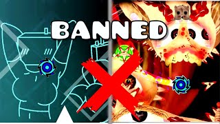 More BANNED Geometry Dash Levels [upl. by Tabor]