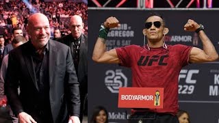 Dana White Hopes Tony Ferguson Will Retire Win Or Lose Following Fight With Michael Chiesa [upl. by Ledua925]