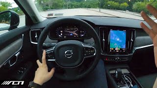 2023 Volvo S90 B6 Plus  POV Drive Review and Impressions [upl. by Madison]