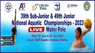 39th SubJunior amp 49th Junior National Aquatic Championships2023  Water Polo DAY 3 [upl. by Gerty]