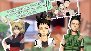 Shikamaru and Temari react to shikatema and Shikadai part 2ShikadaiNaruto Shippuden [upl. by Cyndie]